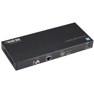 Black Box VX-1001-RX-R2 Extender Receiver, 4K, HDMI, CATx, USB